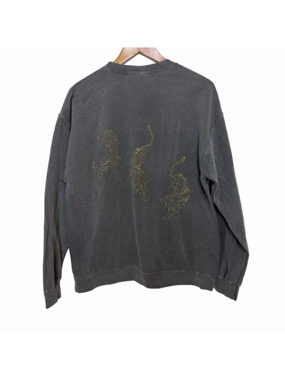 Project Social T Urban Outfitters tiger pullover sweater size S/M